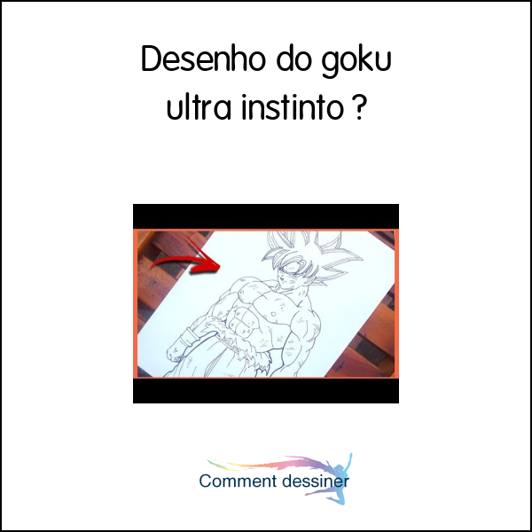 Desenho do goku ultra instinto